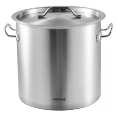 Каструля Kinghoff KH-1962 з кришкою, 21 л — для приготування страв у гастрономії
