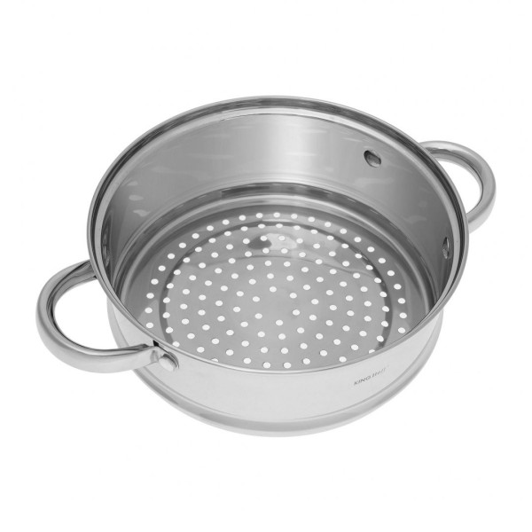 Пароварка Kinghoff KH-1535, Вкладиш 22 см — для готування на парі над каструлею
