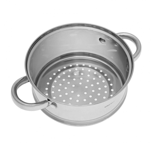 Пароварка KingHoff KH-1533, вставка 18 см для готування на парі, для каструль/сковорідок