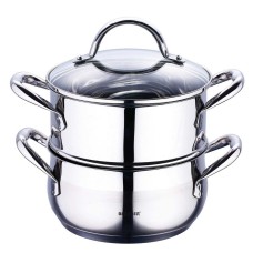 Garnek parowy Bergner Gourmet Line 2,2L BG-6521 do gotowania na parze