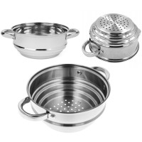 Пароварка-вкладка, Brunbeste BB-2163, універсальна для приготування на пару, Ø16/18/20 см