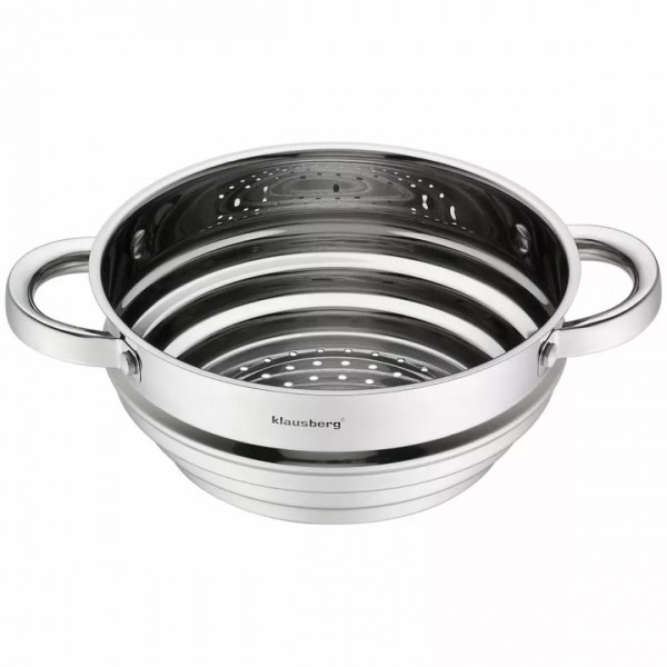 Пароварка для каструль Klausberg KB-7587, для каструль 20/22/24 см, кухонне приладдя для приготування на пару