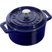 STAUB MINI COCOTTE Міні-каструля з чавуну круглого кольору 250 мл, синя