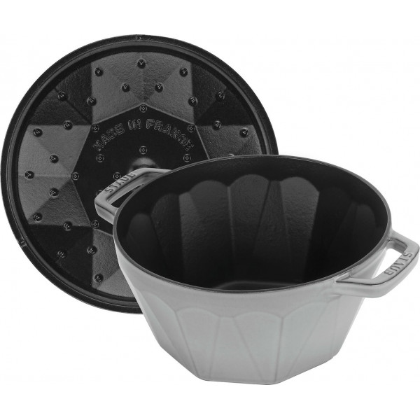 Чавунна каструля STAUB SPECIAL COCOTTE Diamond 2,8 л, сіра