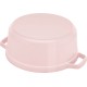 Каструля STAUB La Cocotte кругла 5.2 л, чавунна, для тушкування й запікання, рожевa