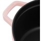 Каструля STAUB La Cocotte кругла 5.2 л, чавунна, для тушкування й запікання, рожевa