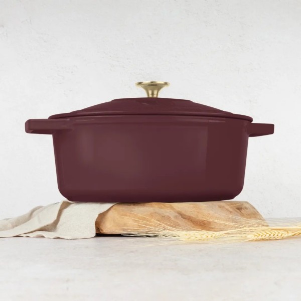 Чавунний каструля BerlingerHaus Leonardo BH-6543, 4,65 л, для тушкування та варіння