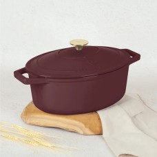 Garnek żeliwny BerlingerHaus Leonardo BH-6543 owalny 4,65 L do gotowania