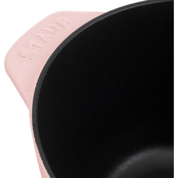 Каструля STAUB La Cocotte Mały 1.75 л, рожевий — для готування супів і рагу на плиті та в духовці