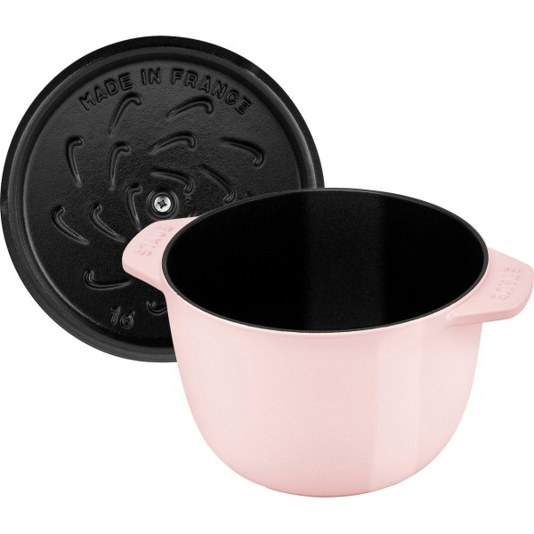 Каструля STAUB La Cocotte Mały 1.75 л, рожевий — для готування супів і рагу на плиті та в духовці