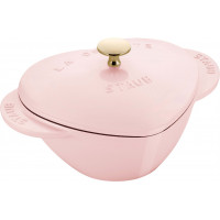 Каструля Staub Special Cocotte серце 1.75 л, чавунна, для тушкування і подачі, рожева