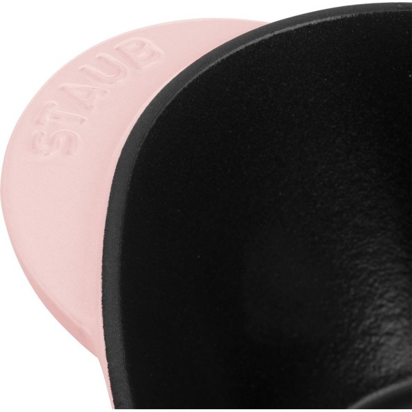 Каструля Staub Special Cocotte серце 1.75 л, чавунна, для тушкування і подачі, рожева