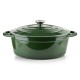 Каструля чавунна Verdeluxe Gęsiarka емальована 4,7 л для готування страв
