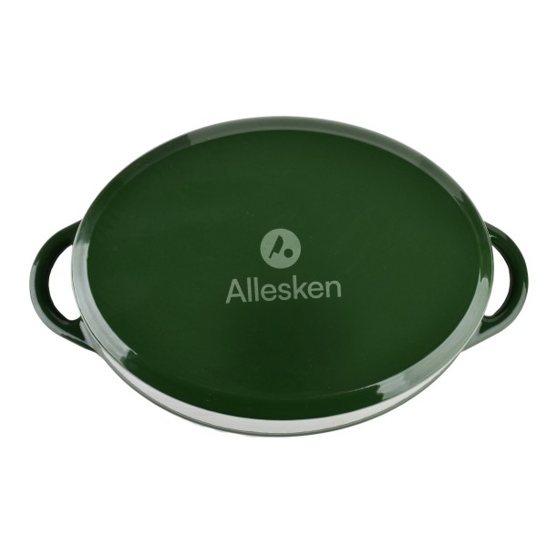 Каструля чавунна Verdeluxe Gęsiarka емальована 4,7 л для готування страв