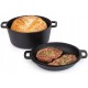 Garnk żeliwny, KRISBERG KS-7701 2w1 3,5L (24 cm) do kuchni