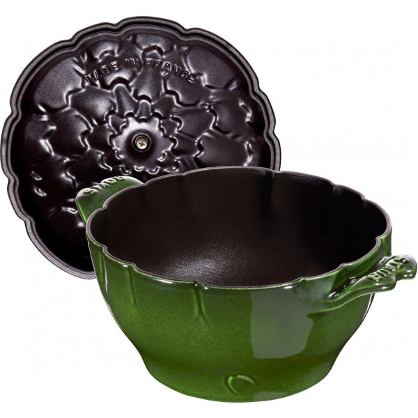 STAUB SPECIAL COCOTTE Круглий чавунний горщик для артишоків 3 л, зелений