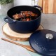 Garnek żeliwny, LITINA ORION 113348 — 26 cm, 5.2 L, z pokrywką, emaliowany, indukcja