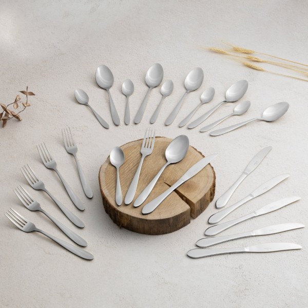 Комплект столових приладів BerlingerHaus BH-3034 24 предмети, дзеркальне покриття для щоденного використання Комплект столових приладів BerlingerHaus BH-3034 24 предмети, дзеркальне покриття для щоденного використання