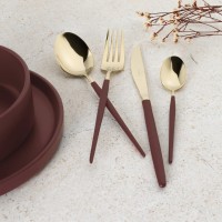 Комплект столових приборів BerlingerHaus Leonardo BH-3072, 24 шт для сервірування столу Комплект столових приборів BerlingerHaus Leonardo BH-3072, 24 шт для сервірування столу