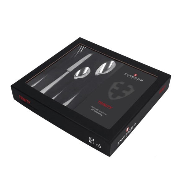 Комплект столових приборів ZWIEGER Trinity 24 предмети для сервірування столу Комплект столових приборів ZWIEGER Trinity 24 предмети для сервірування столу