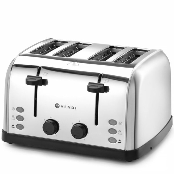 Тостер Domotec Toster опікальний для 4 сендвічів, 3 режими, 7 рівнів нагріву, 1500 Вт