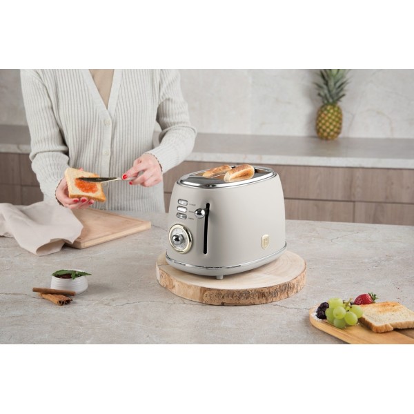 Тостер домашній BerlingerHaus Sahara BH-9519 для швидкого приготування тостів