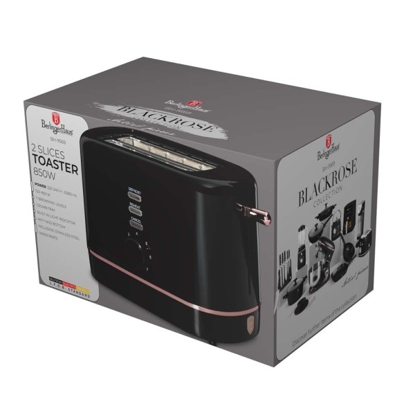 Тостер BerlingerHaus BH-9569 матово-чорний