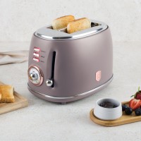 Toster BerlingerHaus Taupe BH-9518, opiekacz 850W do kuchni