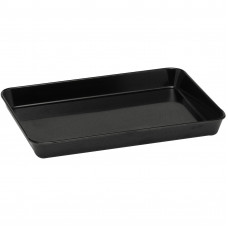 Pojemnik taca na mięso i żywność z melaminy 290x160x35mm czarny - Hendi 568101