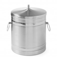 Pojemnik do lodu stalowy termiczny podwójne ścianki 5L - Hendi 594704