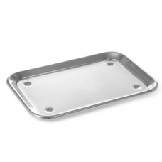 Taca ekspozycyjna z nóżkami do prezentacji żywności stalowa 240x170mm - Hendi 407202