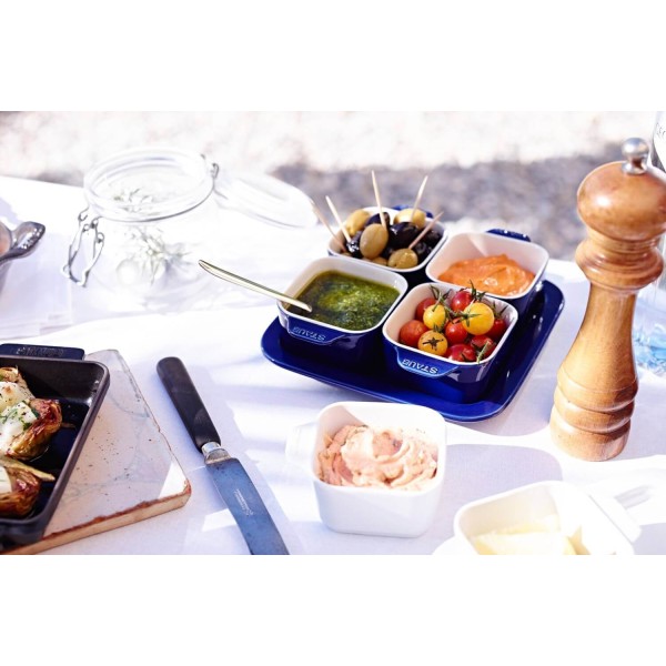 Набір для подачі, Staub, Serving Zestaw do przystawek 5 ел. (500 мл), синій