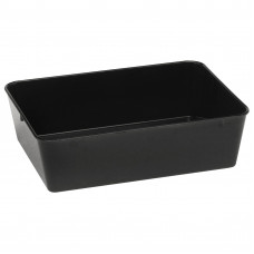Pojemnik taca na mięso i żywność z melaminy 310x190x80mm czarny - Hendi 568507