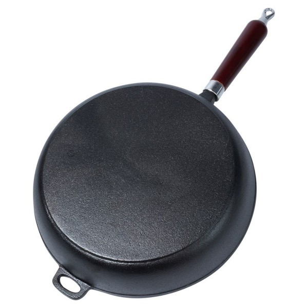 Patelnia żeliwna VILDE 199043 CAST LINE — duża 30 cm, ciężka, do indukcji