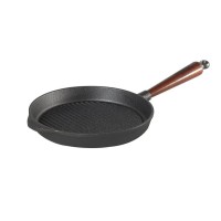 Пательня SKEPP Traditional 25 cm, чавунна гриль-пательня для смаження на плиті/грилі