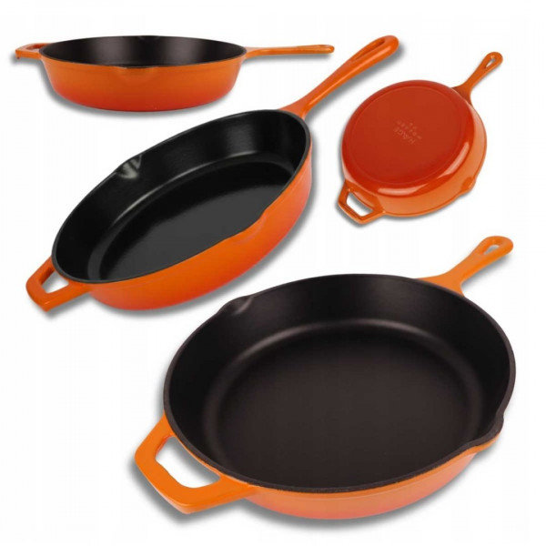 Пательня чавунна HAGE ORANGE (26 см)