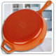 Пательня чавунна HAGE ORANGE (26 см)
