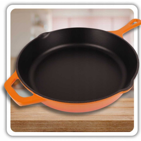 Пательня чавунна HAGE ORANGE (26 см)