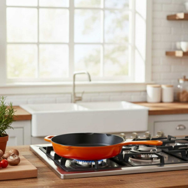 Пательня чавунна HAGE ORANGE (26 см)