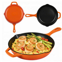 Patelnia żeliwna HAGE ORANGE (26 cm)