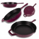 Patelnia żeliwna HAGE EGGPLANT (26 cm)