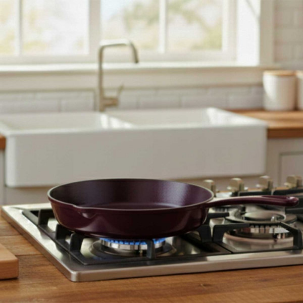 Patelnia żeliwna HAGE EGGPLANT (26 cm)