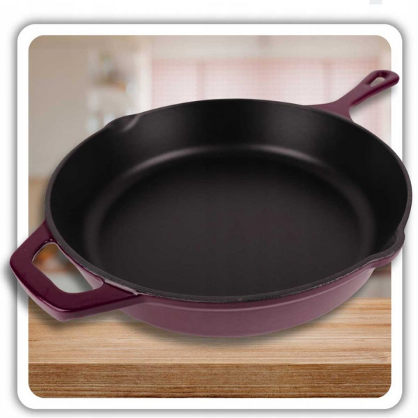 Patelnia żeliwna HAGE EGGPLANT (26 cm)