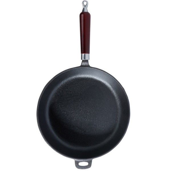 Patelnia żeliwna VILDE CAST LINE 28 cm — ciężka, na indukcję