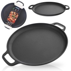 Patelnia żeliwna, LITINA ORION 113209 — ciężka do smażenia na indukcję 35×42,5 cm