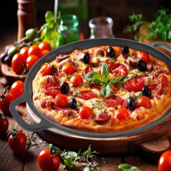 Patelnia żeliwna, LITINA ORION 113209 — ciężka do smażenia na indukcję 35×42,5 cm