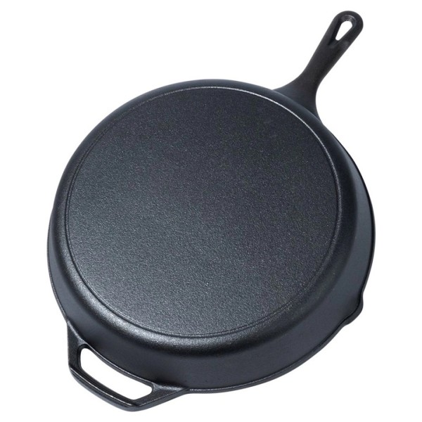 Patelnia żeliwna Cast Line 199036 30 cm z silikonową nakładką do smażenia