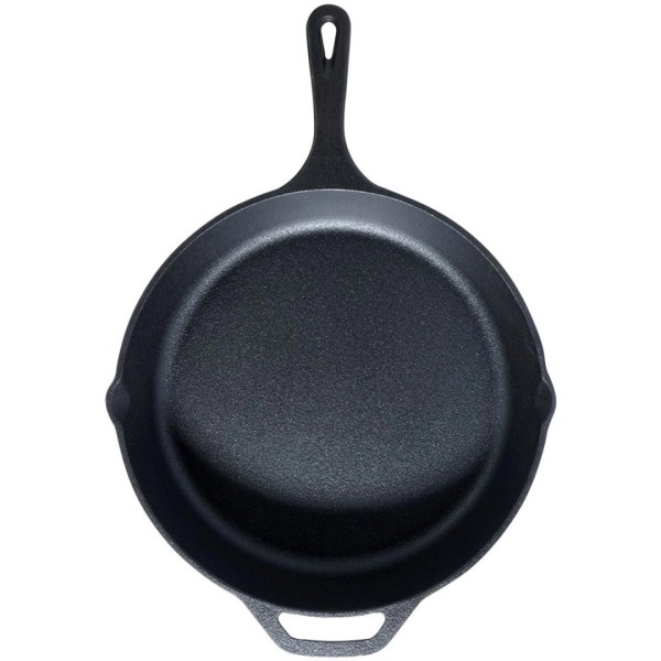 Patelnia żeliwna Cast Line 199036 30 cm z silikonową nakładką do smażenia