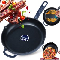 Patelnia żeliwna emaliowana Orion 113218 (26 cm)