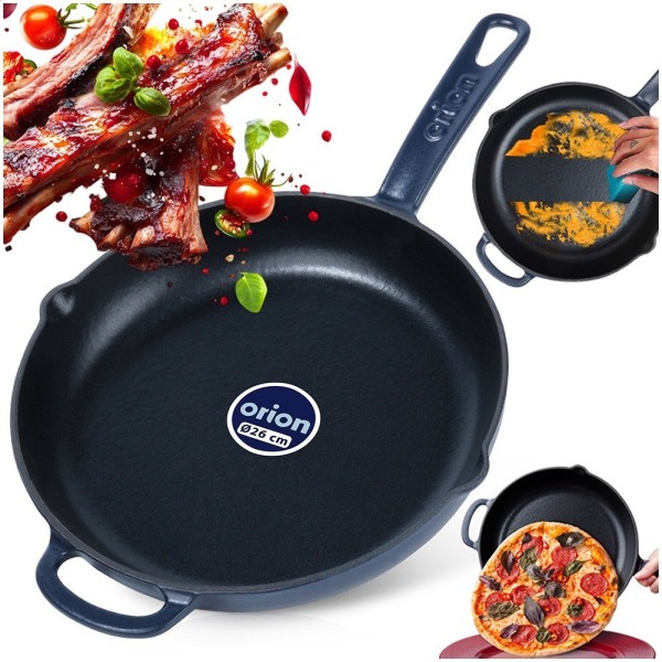 Patelnia żeliwna emaliowana Orion 113218 (26 cm)